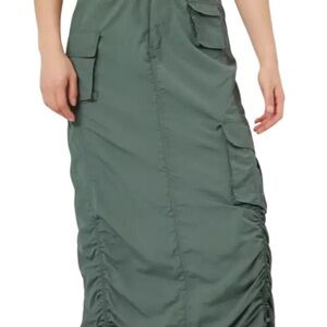 Forever 21 Sage Green Maxi Skirt